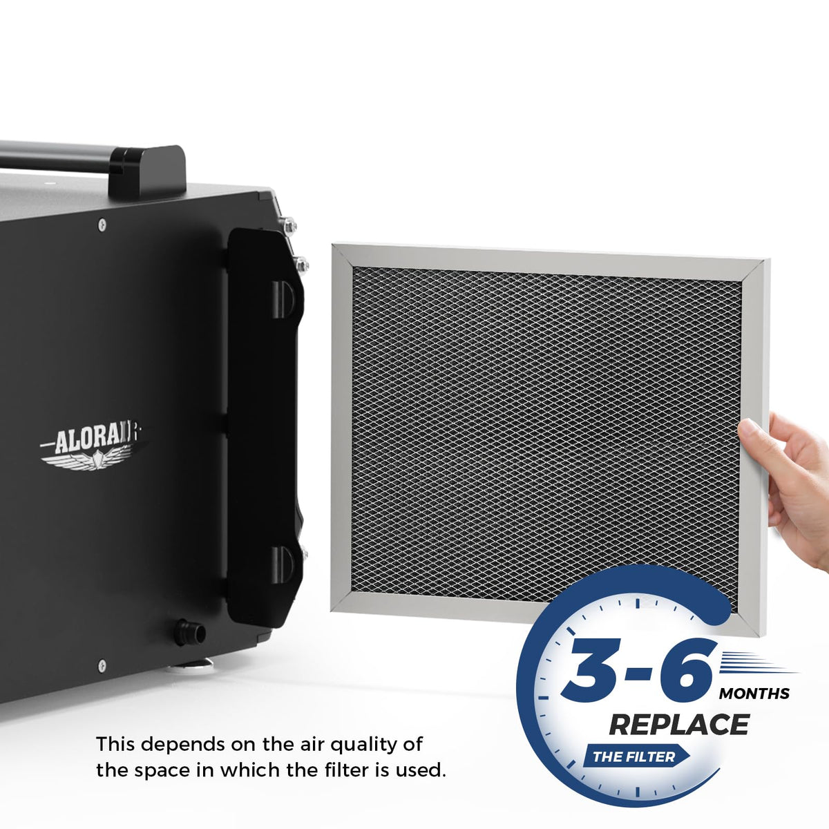 MERV-1 Filter for Galaxy60 / 60P / 85P Crawlspace Dehumidifiers by ALORAIR – MERV-1 Filter for Galaxy 60/85P, 145.0 pints, Aluminum, Model MERV-1 Filter for Galaxy 60/85P