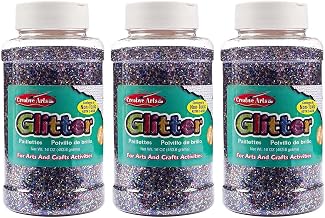 CLI Charles Leonard Creative Arts Glitter, Multi-Color, Pack of 3 (1 lb) Bottles (CHL41100-3)