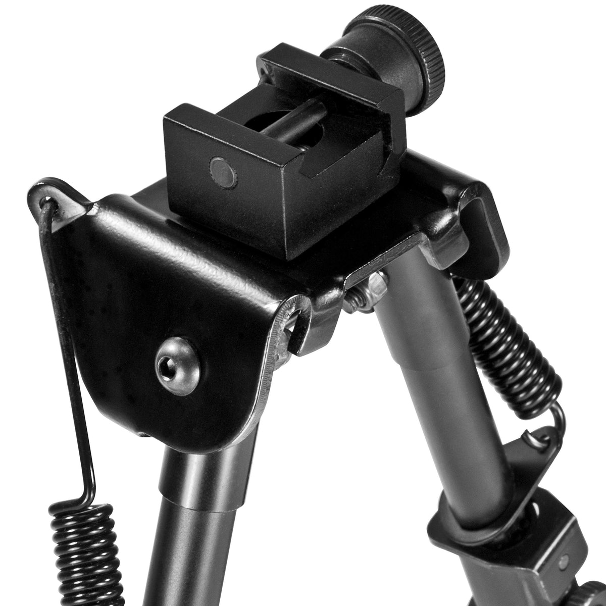 Low Spring Loaded Bipod By by Barska – One Size, Aluminum, Black, Model AW11894