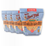 Organic Gluten Free Extra Thick Rolled Oats by Bob's Red Mill – 32 Ounce (Pack of 4), Pack of 4, Model 1991S324