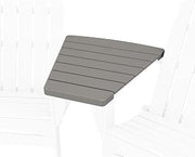 Polywood Classic Series Angled Adirondack Connecting Table in Slate Grey