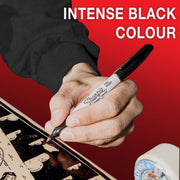 Sharpie Black / 1 Count (Pack of 12) / Fine Tip Permanent Markers