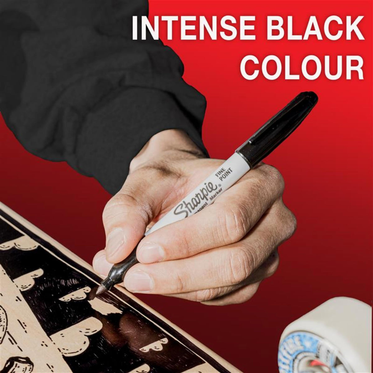 Sharpie Black / 1 Count (Pack of 5) / 5 Pack Permanent Markers