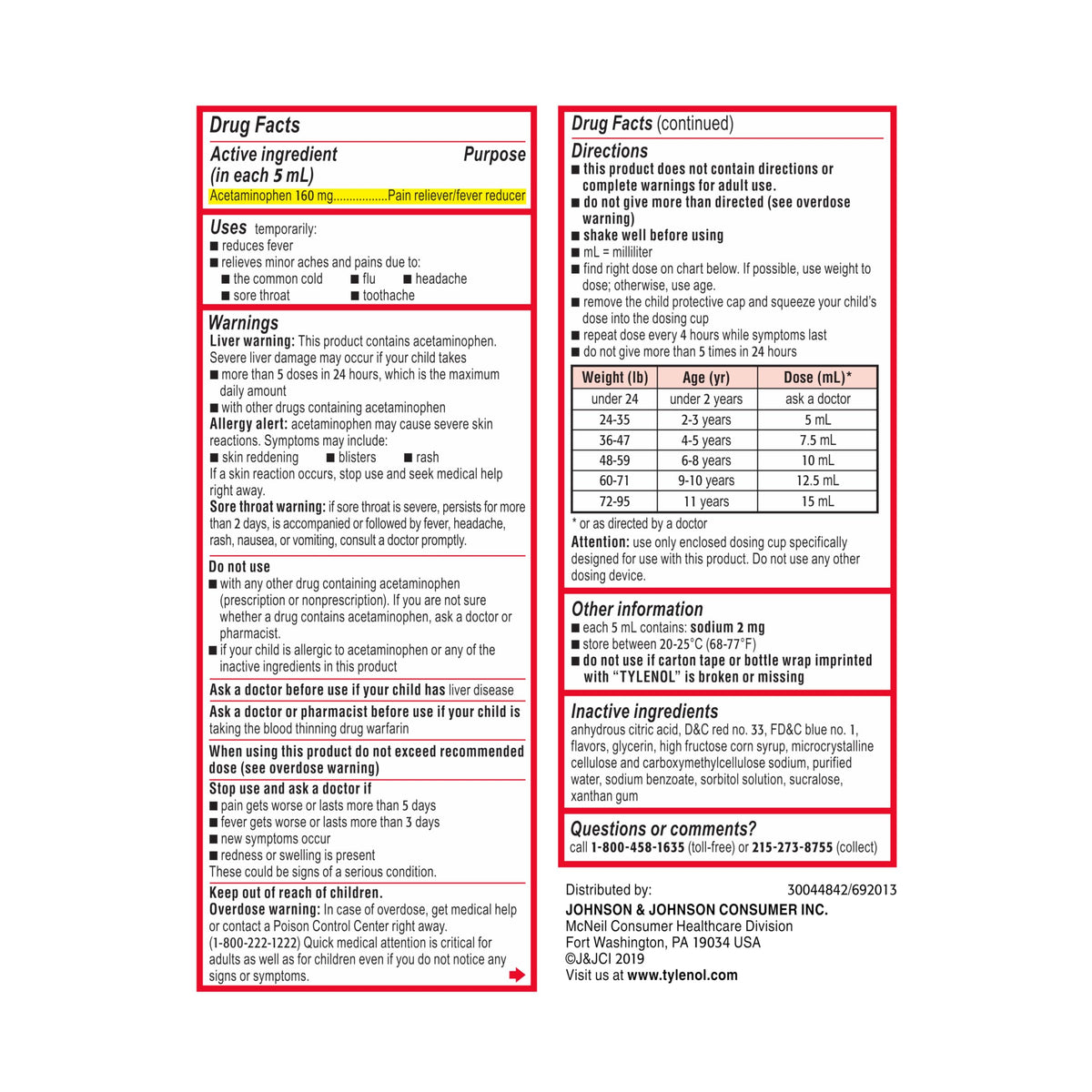 Tylenol Grape / 4 Ounce / 1 Acetaminophen