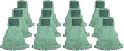 Genuine Joe MGR5BCT Synthetic Blend Wide Band Wet mop, 160z., 12/CT, Green