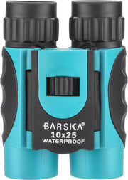 10x25mm Blue Waterproof Compact by Barska – One Size, Rubber, Blue, Model AB12727