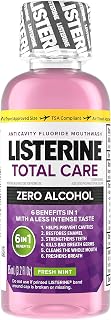 Listerine Total Care Zero Mouthwash, Fresh Mint, 3.2 Ounce