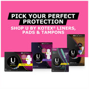 Barely There Liners by U by Kotex – 18 Count (Pack of 1), Cotton, Model 00036000413946