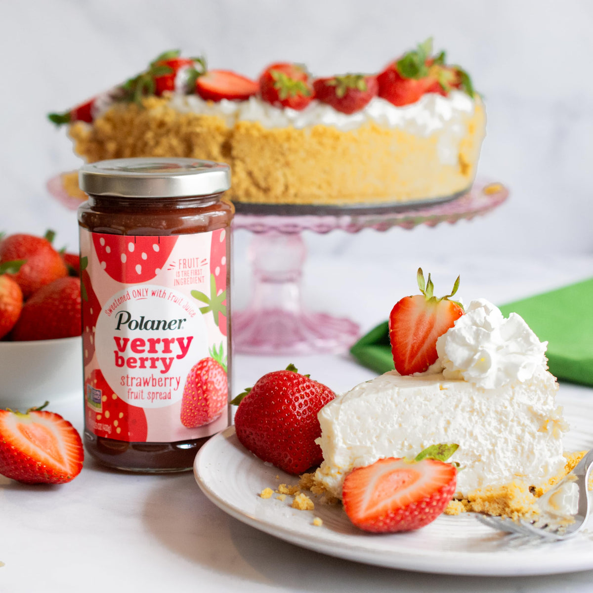 Verry Berry Fruit Spread by Polaner – 15.25 ounces, Strawberry, Model 1168068