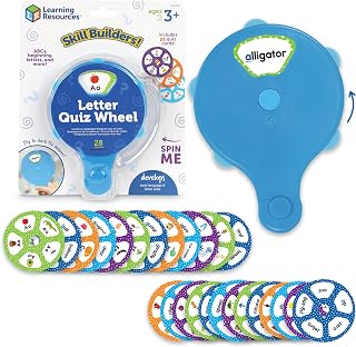 Learning Resources Skill Builders Letter Quiz Wheel