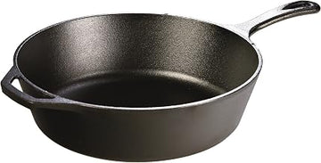Lodge Pre-Seasoned Cast Iron Deep Skillet, 5 Quart