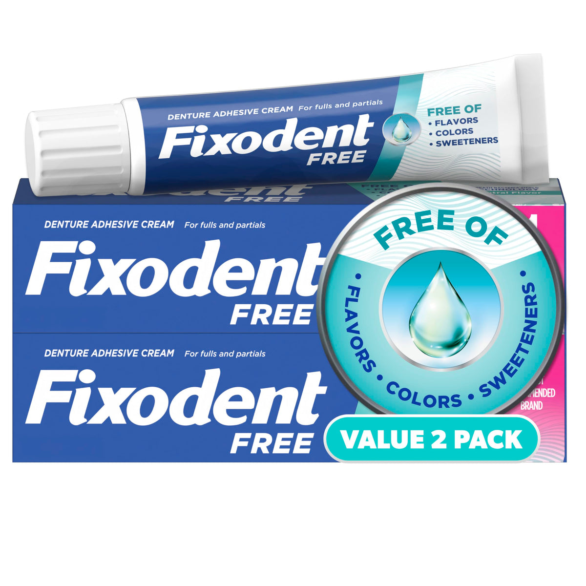 Denture Adhesive Free by Fixodent – Model P_1776