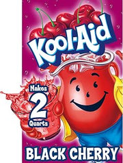 Kool-Aid Black Cherry Unsweetened Soft Drink Mix, 0.13-Ounce Packets (Pack of 192)