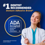 Pure Strength Secure Denture Adhesive 2.4oz (Pack of 4) by Fixodent – 2.4oz (Pack of 4), Polyvinyl Acetate (PVA), White, Pack of 4, Model FIXODENT-PURE-STRENGTH-4PACK