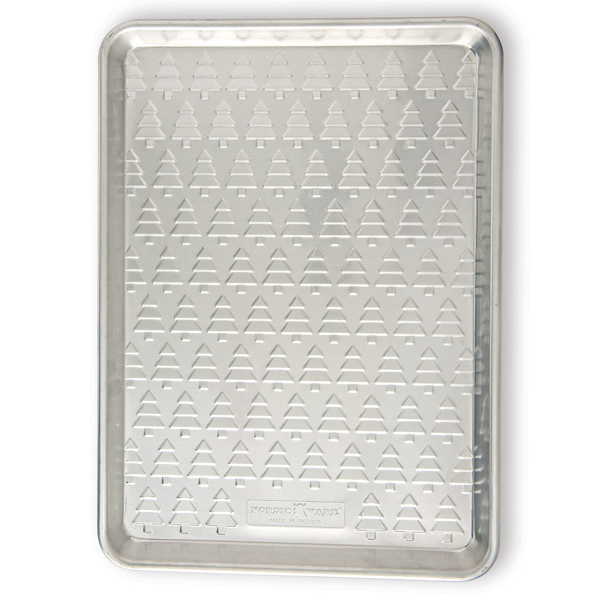 Nordic Ware Embossed Tree / Half Sheet / Silver Baking & Cookie Sheets