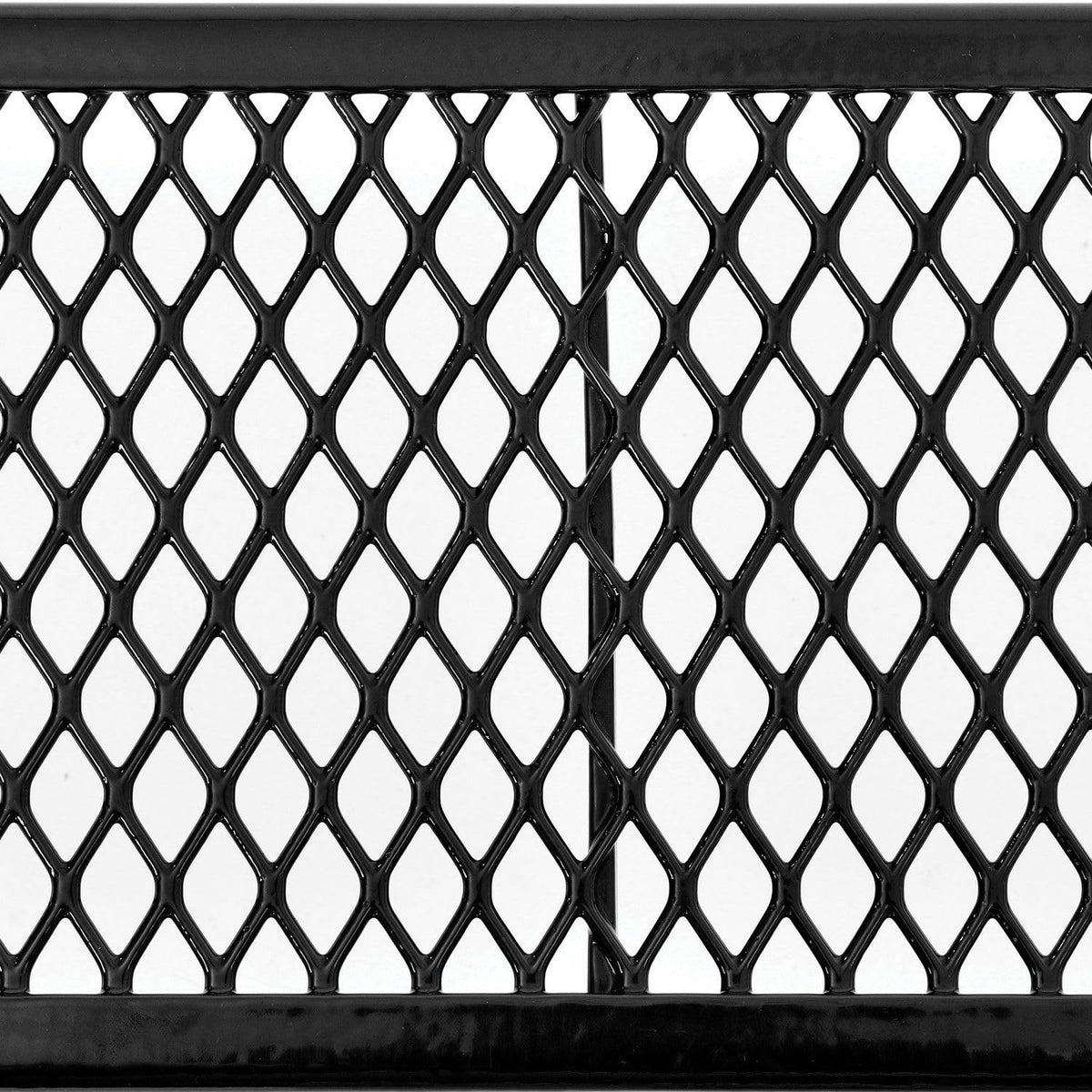 4 L Rectangular Picnic Table by Global Industrial – 48"W x 62"L x 29.5"H, Steel, Black, Model 695485BK