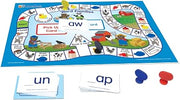 Word Families Learning Center (Grades K - 1) - Gameboard, Illustrated Game Cards, Flash Cards and Activity Guide for 4 Students in Durable Pouch