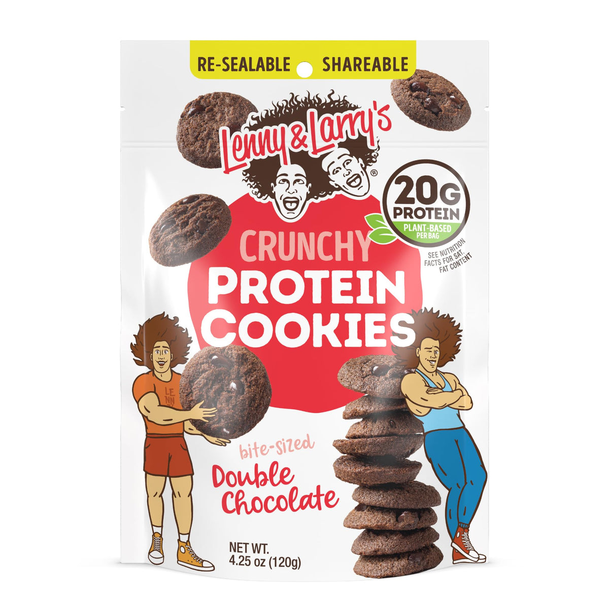 Lenny & Larry's Double Chocolate / 4.25 Ounce (Pack of 6) / Brown Chocolate Chip