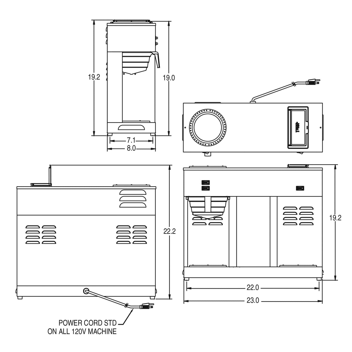 Bunn One Size / Coffee Maker / Black/SST Coffee Machines