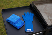 Razor 6-Piece Griddle Cleaning Kit by Mr. Bar-B-Q – Stainless Steel, Blue, Pack of 6, Model 08828RZ