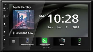 Kenwood DMX50S 6.8" Capacitive Touchscreen Digital Multimedia Receiver – Wired Apple CarPlay, Android Auto, Bluetooth, USB Mirroring, iDatalink Maestro Ready