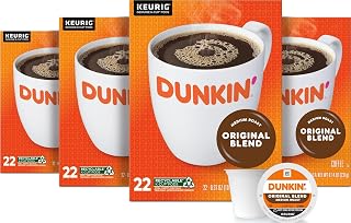 Dunkin' Dunkin’ Original Blend Medium Roast Coffee, Keurig K-Cup Pods, 88 Count