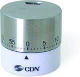 CDN Round Mechanical Timer, White