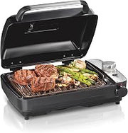Hamilton Beach Electric Indoor Grill with Hot and Cold Smoke Infuser