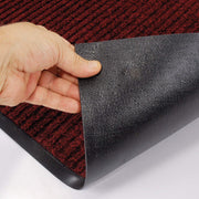 Deep Cleaning Ribbed Entrance Mat by Apache Mills – 3' x 3'3" (Rectangular), Polypropylene, Red, Model 0103311053X5