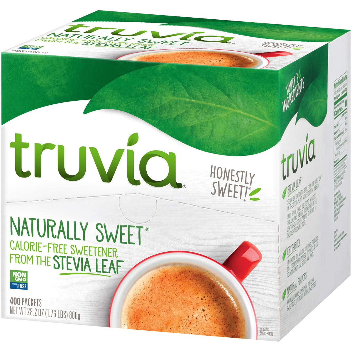 Truvia 400 ct. / 0.07 Ounce (Pack of 400) / White Stevia