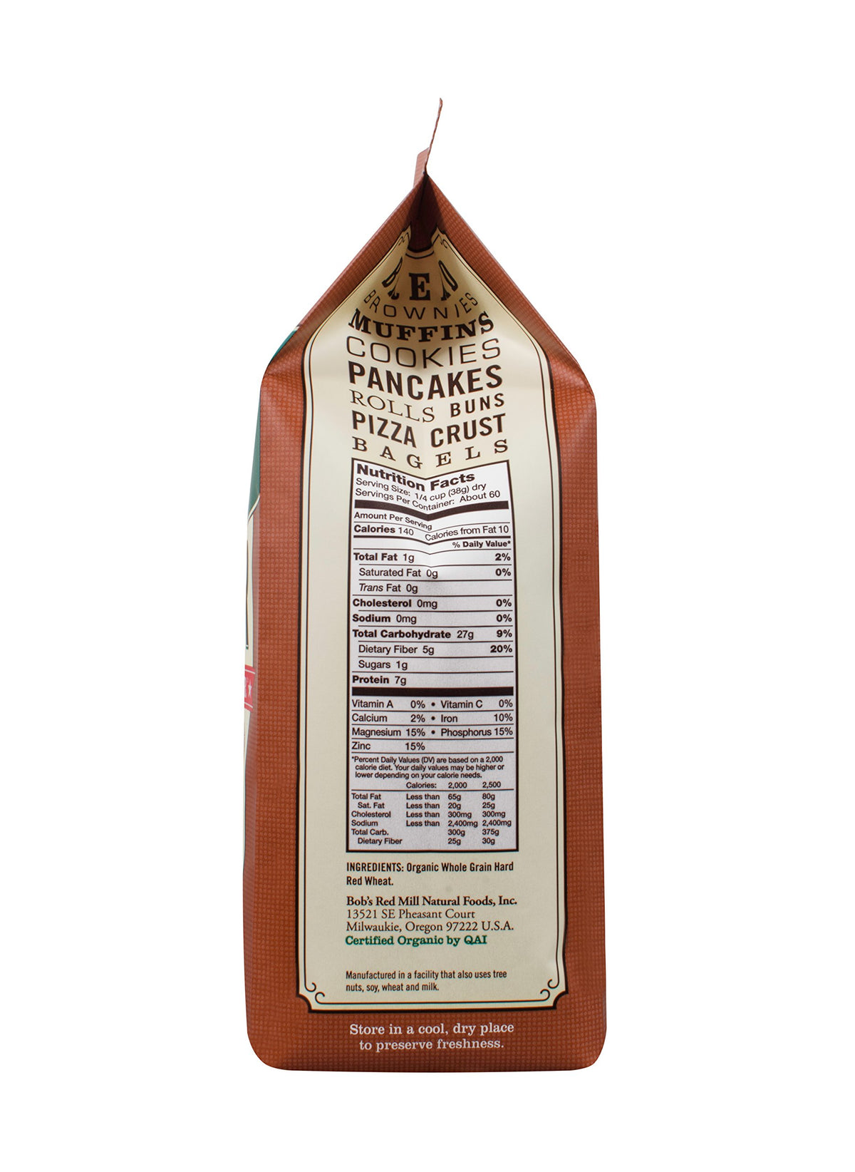 Bob's Red Mill 80 Ounce (Pack of 4) / 4 Wheat Flours & Meals