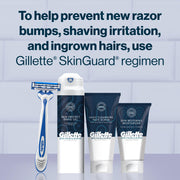SkinGuard Razors for Men by Gillette – 4 Count (Pack of 1), Plastic, Silver
