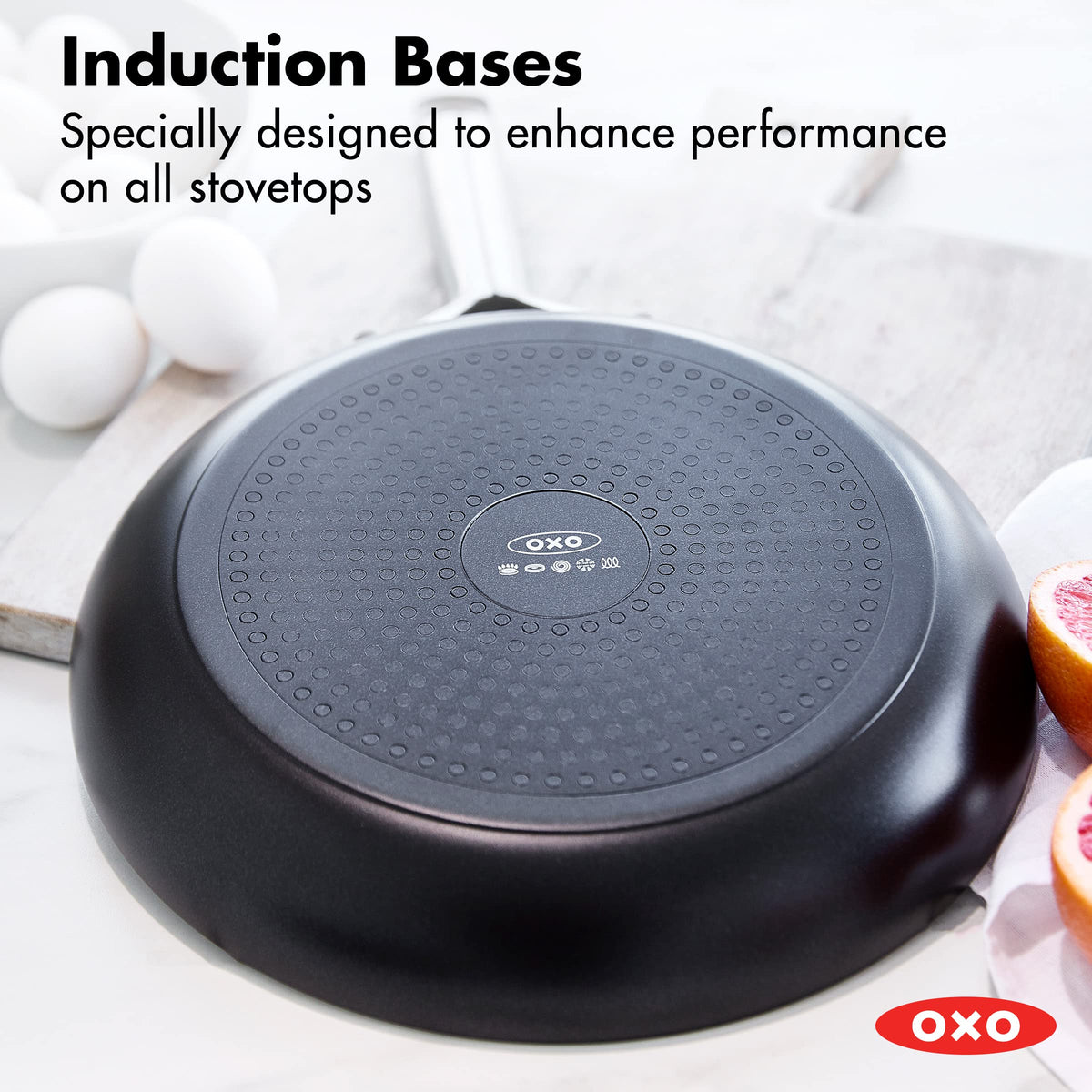 OXO Black / 12" Frying Pan Skillet / Agility Skillets