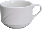 Yanco MM-1-S Miami 7.5 oz Stackable Coffee/Tea Cup