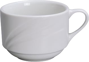 Yanco MM-1-S Miami 7.5 oz Stackable Coffee/Tea Cup