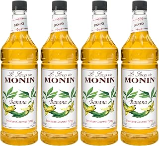 Monin Banana, 48-Ounce Packages (Pack of 4)