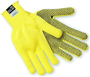 MCR Safety 9365M Kevlar Regular Weight 7 Gauge Dotted Gloves, Medium