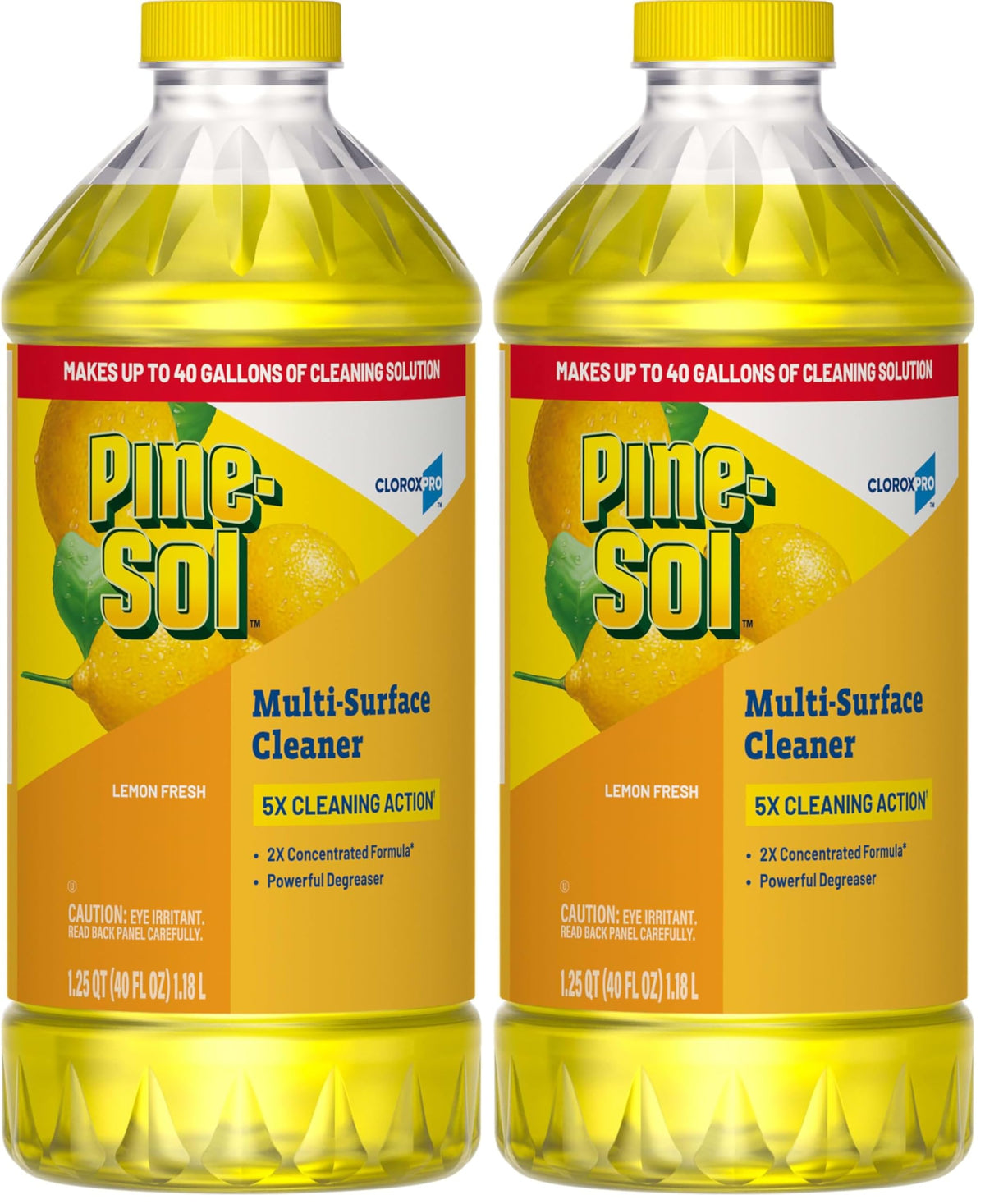 Pine-Sol 40 Fl Oz (Pack of 2) / Yellow / 1 All-Purpose Cleaners