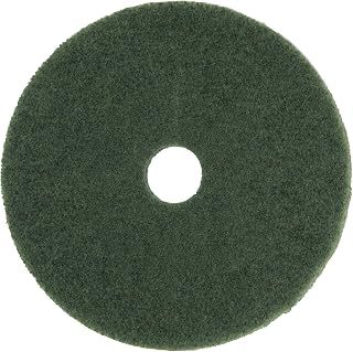 ACS Industries 55-17 Type 55 Scrubber Floor Pad, 17", 1" Thickness, Green (Pack of 5)