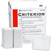 Henry Schein Criterion 2" x 2" Non-Woven Sponges, Sterile, Low-Lint, 50 Ct