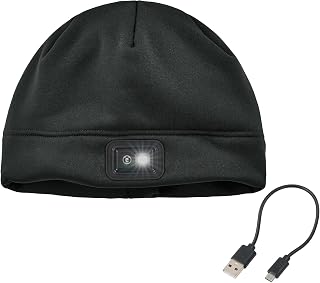 Ergodyne N-Ferno 6801 Winter Skull Cap with Rechargeable LED Light