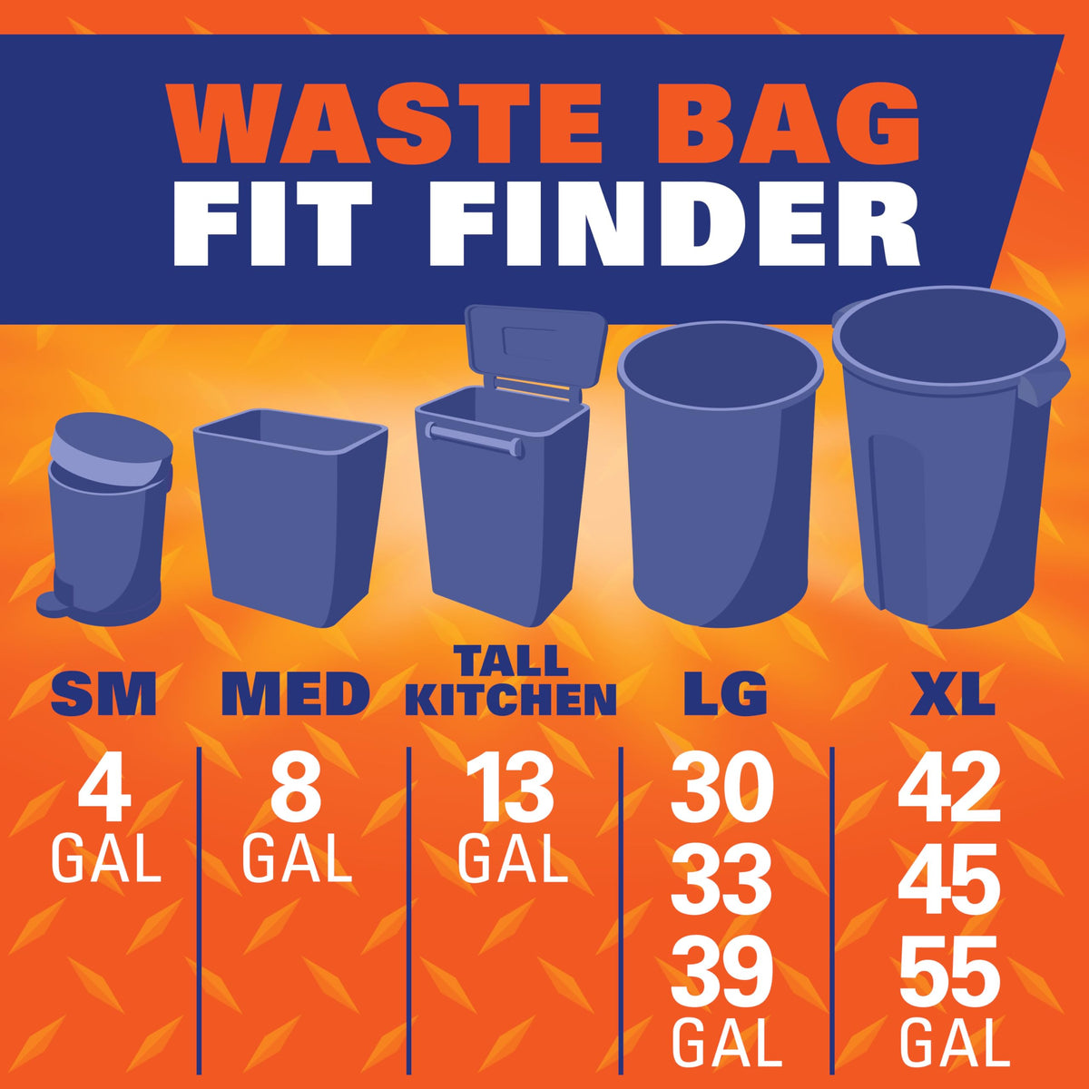 Easyflaps Multipurpose 30 Gallon Large Trash Bags by Hefty – 40 Count (Pack of 1), 30.0 gallons, Plastic, black, Model PCTE27744