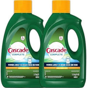 Cascade Complete All-In-1 Gel Dishwasher Detergent, 2 Pack, Citrus Breeze Scent with Dawwn Grease Fighting Power, for 24 Hour Stuck on Food, 75 Oz Each