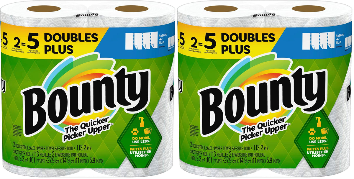 Bounty 화이트. / 1 / 113 Sheets per Roll (Pack of 4 Rolls) Paper Towels