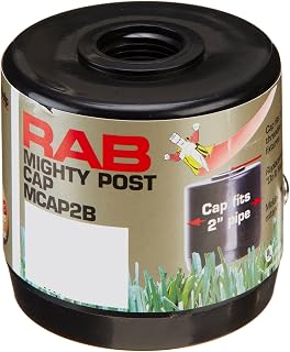 RAB Lighting RAB MCAP2B Landscape Lighting Post Cap, Black