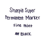 Permanent Markers by Sharpie – 1 Count (Pack of 1), Plastic, Black, Model 33101PP