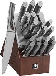 HENCKELS J.A International Graphite 20-pc Self-Sharpening Block Set, Brown, Silver