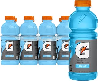Gatorade Thirst Quencher, Cool Blue, 20 Fl Oz (Pack of 8)