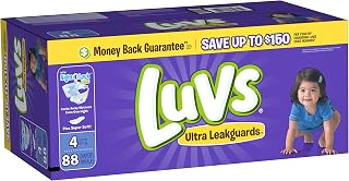 Luvs Ultra Leakguards, Stage 4 Disposable Diaper, 88 Ct