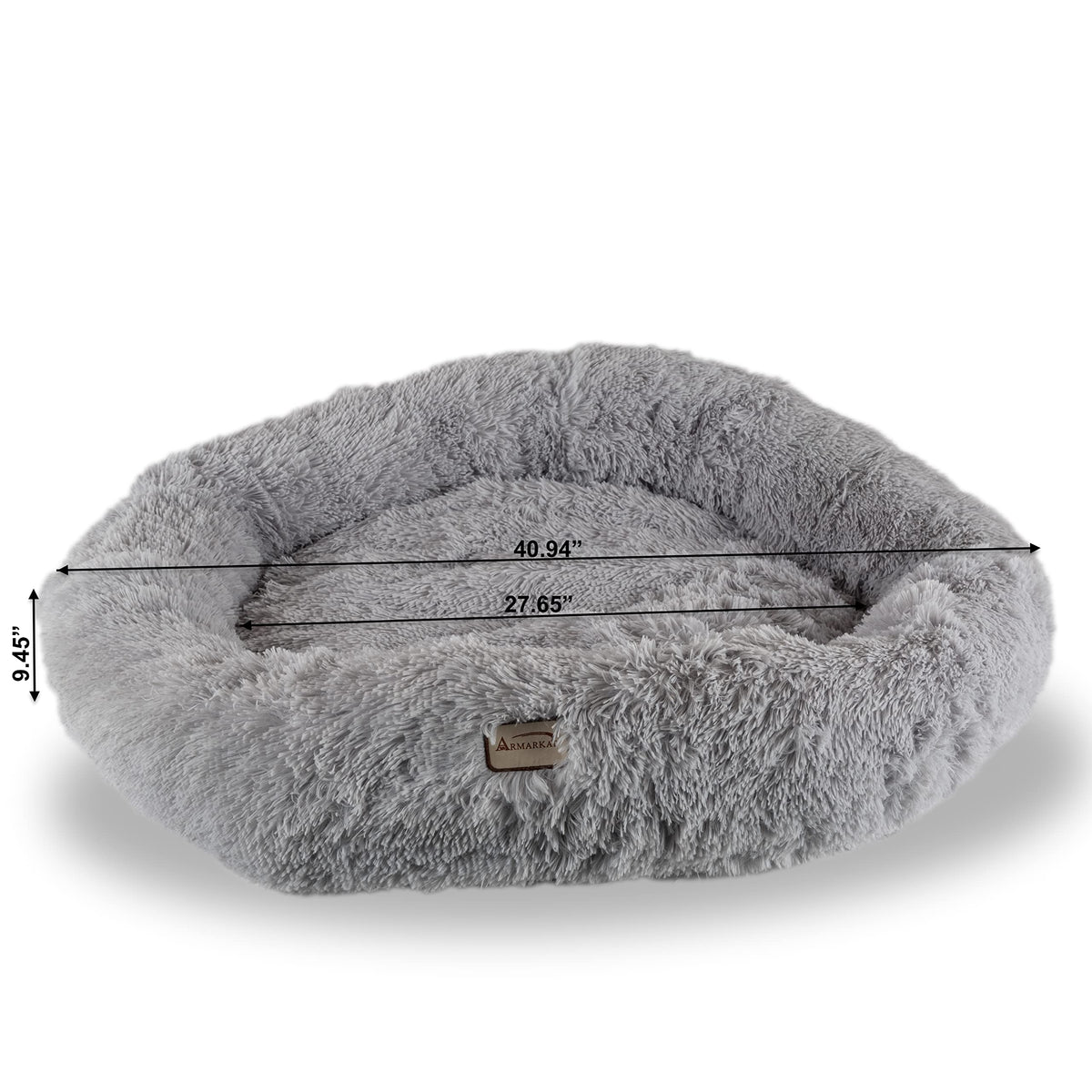 Extra Large by Armarkat – Extra Large, Soft plush, Silver gray, Model C71NHS